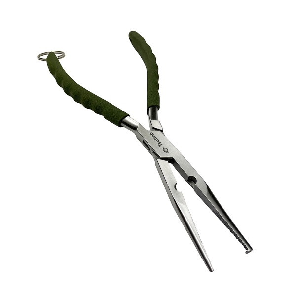 大きめサイズのフィッシングプライヤー[ストレート][リングオープナー付]